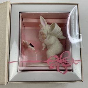 Snowbunnies Figurine “You Better Watch Out Or Ill CatchYou” Butterfly Bunny